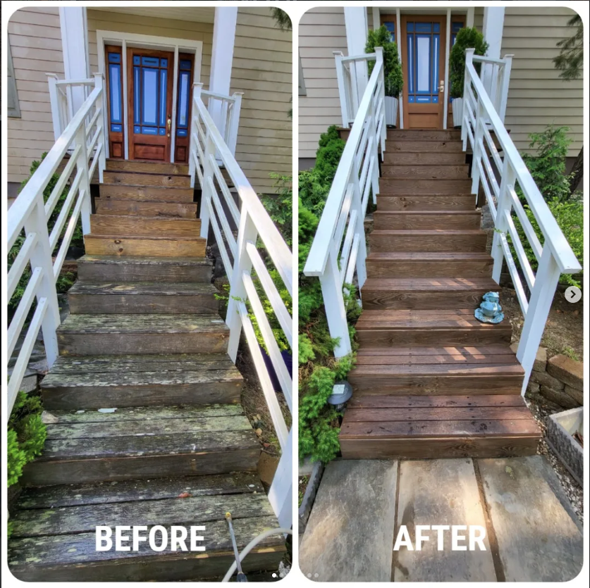 Bathroom tile renovation on Long Island - before and after